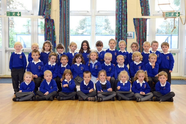 Reception class at Rustington Primary School in autumn 2014