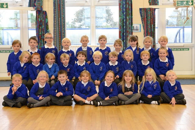 Reception class at Rustington Primary School in autumn 2014