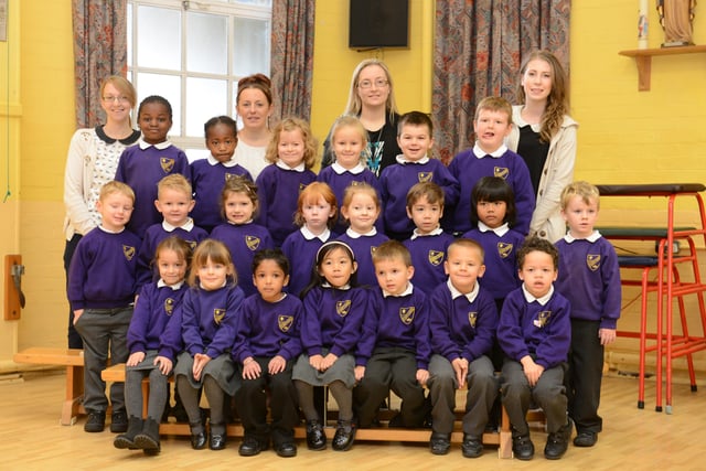 Reception class at St Mary's Catholic Primary in Worting  in autumn 2014
