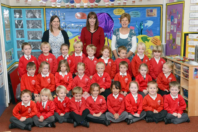 Reception class at Arundel CE Primary School in autumn 2014