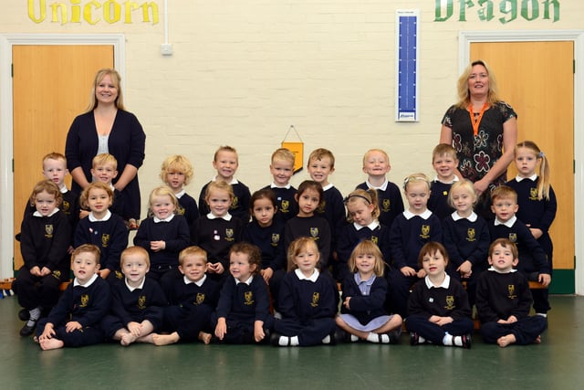 Reception class at North Lancing Primary School in autumn 2014