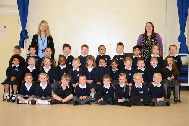 Reception class at Lyndhurst First School in Worthing in autumn 2014