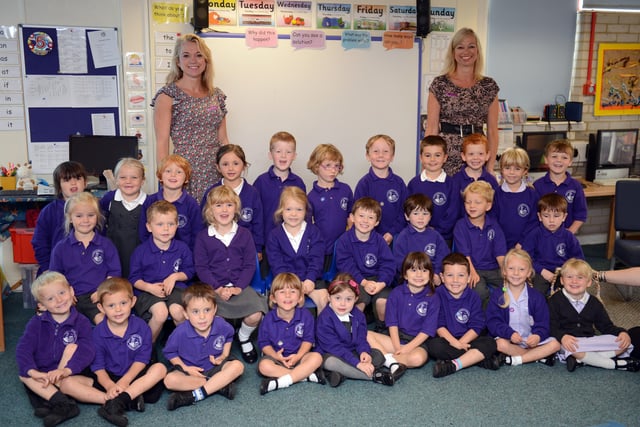 Reception class at Shoreham Beach Primary School in autumn 2014