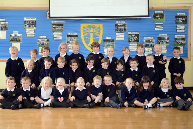 Reception class at Glebe Primary School, Southwick, in autumn 2014
