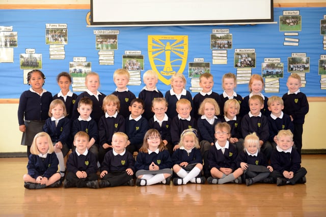Reception class at Glebe Primary School, Southwick, in autumn 2014