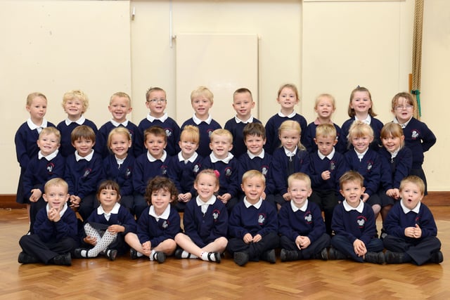 Reception class at Georgian Gardens Primary School, Rustington, in autumn 2014