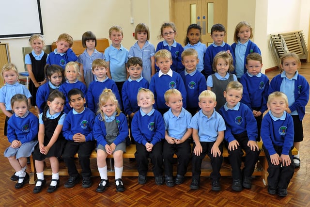 Reception class at Buckingham Park Primary School, Shoreham, in autumn 2014