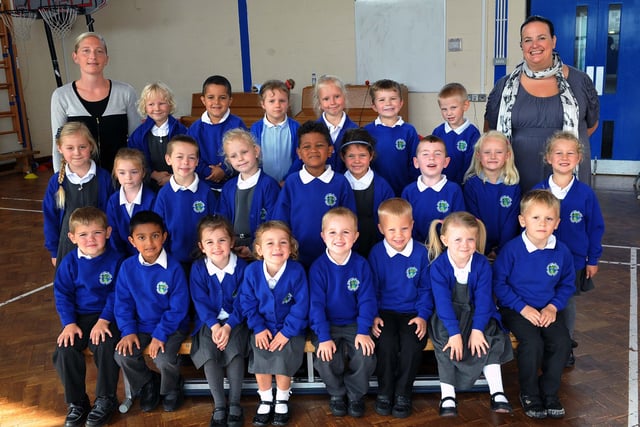 Reception class at Sompting Village Primary School in autumn 2014