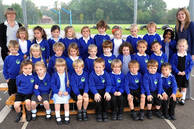 Reception class at Steyning Primary School in autumn 2014