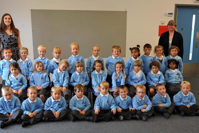 Reception class at Seaside Primary School, Lancing, in autumn 2014