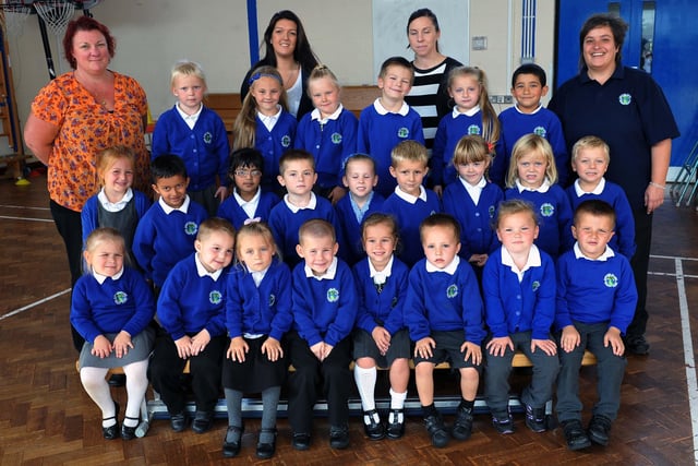Reception class at Sompting Village Primary School in autumn 2014