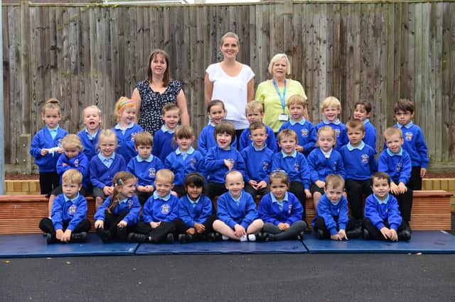 Reception class at River Beach Primary School, Littlehampton, in autumn 2014
