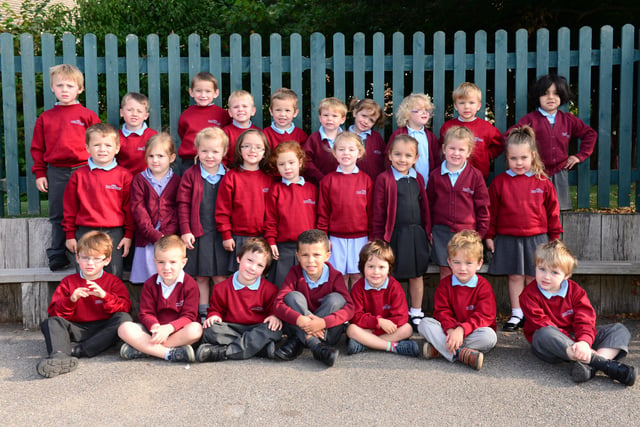 Reception class at Heene First School in Worthing in autumn 2014