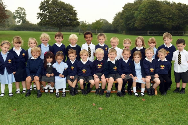 Reception class at St Margaret's Primary School, Angmering, in autumn 2014