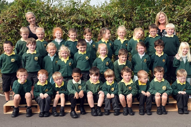 Reception class at Summerlea Primary School, Rustington, in autumn 2014