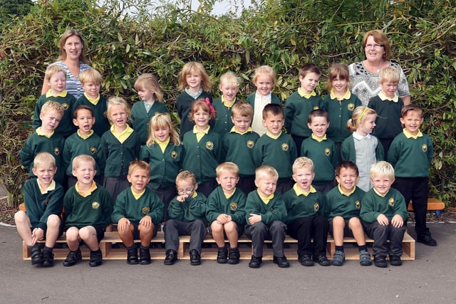 Reception class at Summerlea Primary School, Rustington, in autumn 2014