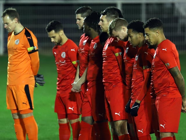 A moment of reflection to remember fans lost by both clubs during 2021 was held ahead of the derby clash