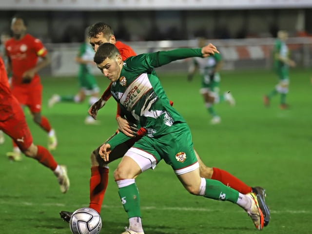 Kettering's Alex Brown in action