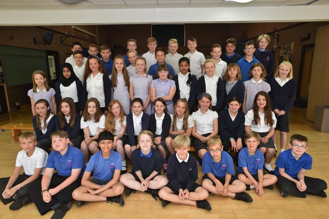 Y615 Year 6 leavers at  Orton Wistow primary school EMN-150907-231536009