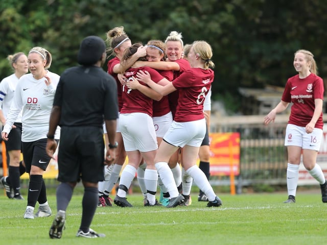 Pictures showing Hastings United Women's season so far - which has seen them go unbeaten in the London and South East League and make good progress in the cups / Photos: Scott White