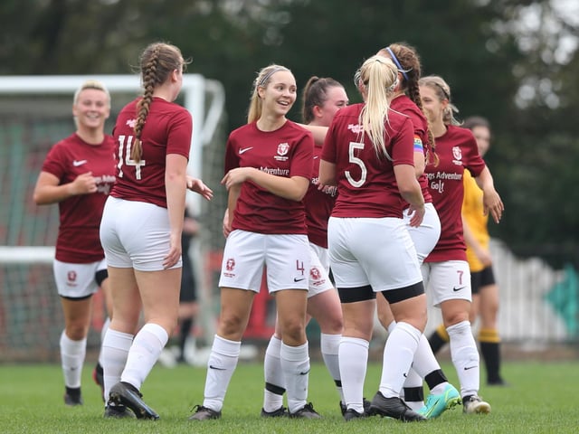 Pictures showing Hastings United Women's season so far - which has seen them go unbeaten in the London and South East League and make good progress in the cups / Photos: Scott White