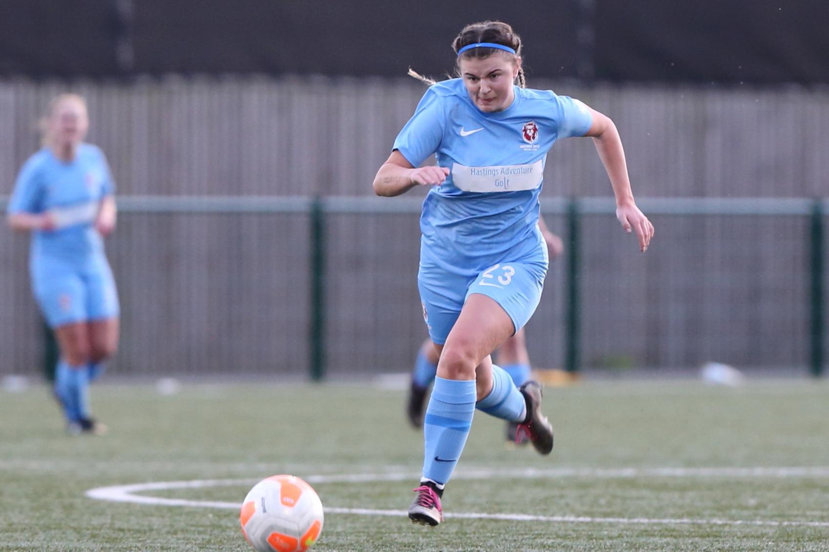 Pictures showing Hastings United Women's season so far - which has seen them go unbeaten in the London and South East League and make good progress in the cups / Photos: Scott White