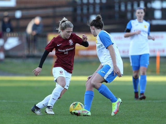 Pictures showing Hastings United Women's season so far - which has seen them go unbeaten in the London and South East League and make good progress in the cups / Photos: Scott White