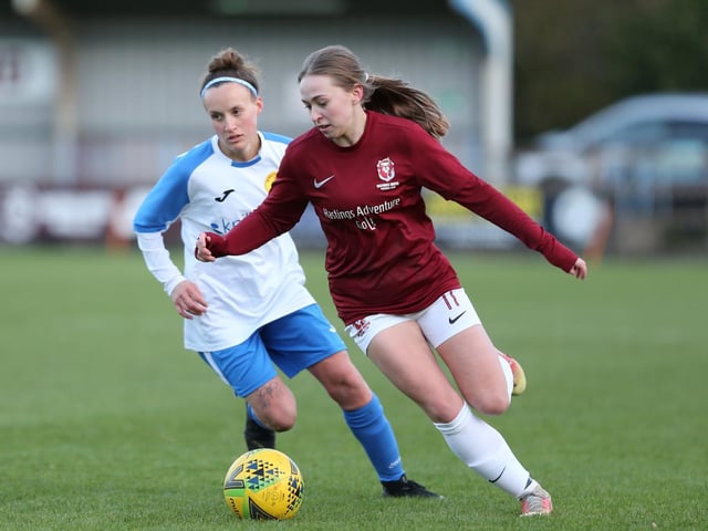 Pictures showing Hastings United Women's season so far - which has seen them go unbeaten in the London and South East League and make good progress in the cups / Photos: Scott White