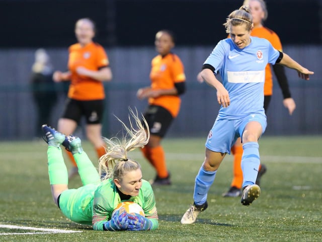 Pictures showing Hastings United Women's season so far - which has seen them go unbeaten in the London and South East League and make good progress in the cups / Photos: Scott White