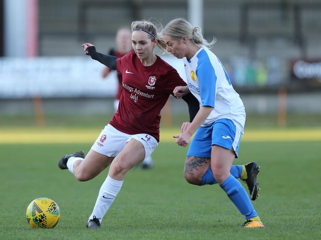 Pictures showing Hastings United Women's season so far - which has seen them go unbeaten in the London and South East League and make good progress in the cups / Photos: Scott White