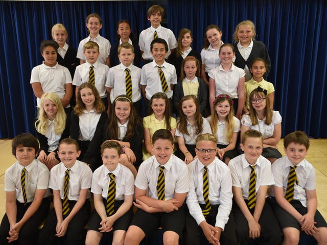 Y615 Year 6 leavers at Werrington primary school  Mrs Arling and Mrs Jarvis class EMN-150907-235538009