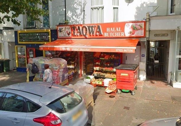 Taqwa in Pevensey Road currently has a food hygiene rating of one. Its last inspection was on January 4, 2020. Picture from Google Street Maps SUS-220113-125704001