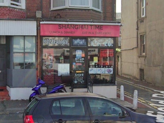 Shanghai Time in Seaside currently has a food hygiene rating of two. Its last inspection was on November 9, 2021. Picture from Google Street Maps SUS-220113-131112001