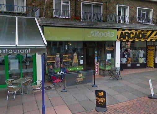 Roots in Grove Road currently has a food hygiene rating of two. Its last inspection was on July 27, 2018. Picture from Google Street Maps SUS-220113-131102001