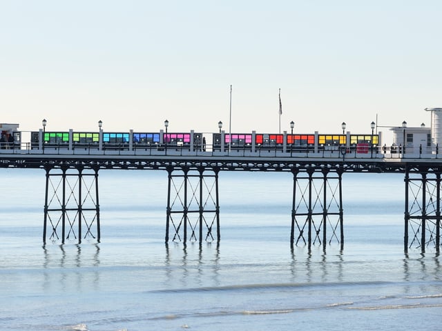 People have been out and about enjoying the glorious winter sunshine on Worthing seafront