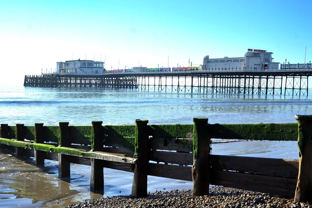 The pier is one of the jewels in Worthing's crown and was named Pier of the Year in 2006 and 2019