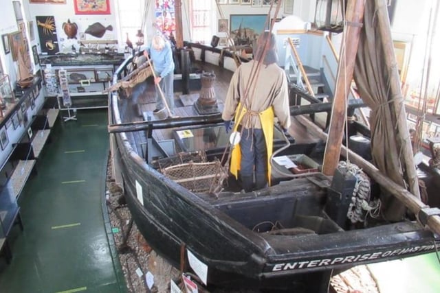 You can go onboard a full-sized fishing boats and discover lots about the fishing heritage of Hastings at the Fisherman's Museum at Rock-a--Nore. SUS-220115-113630001