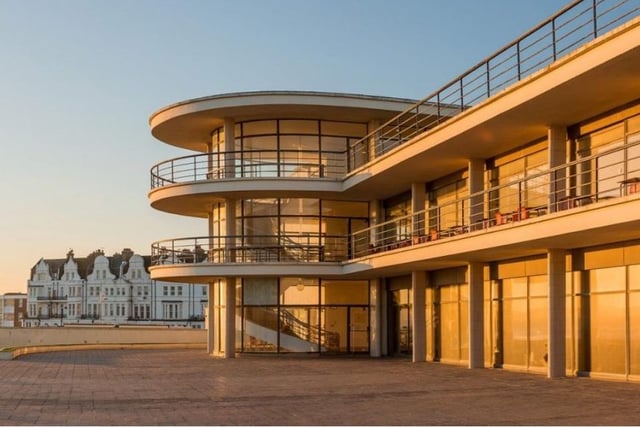 De La Warr Pavilion at Bexhill has exhibitions and lots to see and is the perfect starting point for a seafront stroll. SUS-220115-113620001