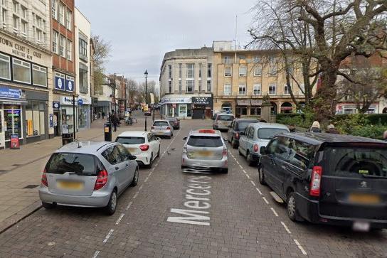 There were 10 crimes reported in Mercers Row in November. Of those 10 reported, six were for violence and sexual offences, one was for criminal damage and arson, one was for drugs, and two were for other crimes.