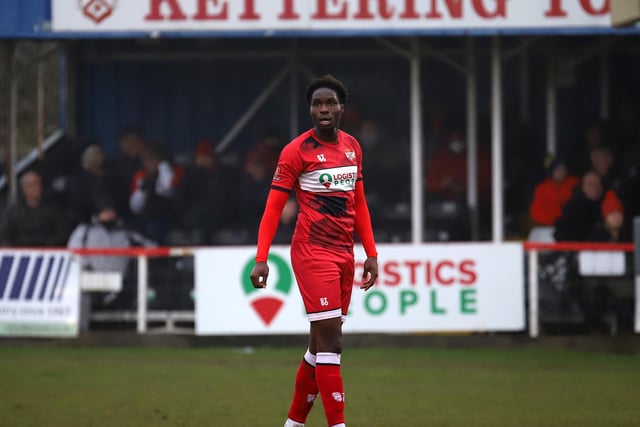 Kevin Joshua made his debut for the Poppies after joining on loan from West Bromwich Albion