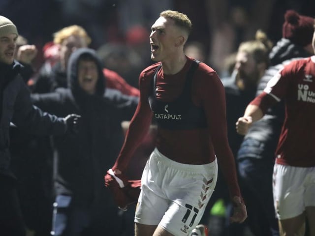 The last-gasp hero was terrific throughout. So unlucky with a wonderful early effort that clipped the post. Most attacks went through him but he also did his defensive work, crucially chasing back to stop Wilson making it 2-0. His dramatic equaliser was sweet and beautifully placed... 8 CHRON STAR MAN