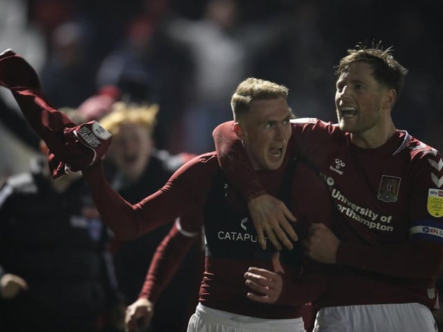 The skipper and his fellow defenders were never going to be in for an easy ride against Matt and co, particular given Cobblers essentially went man for man with four left up front. Led a resolute showing at the back though with Rovers limited to few clear chances... 7.5