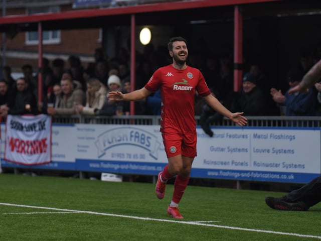 Action and goal celebrations from Worthing's 4-0 Isthmian premier win at home to Leatherhead / Pictures: Marcus Hoare