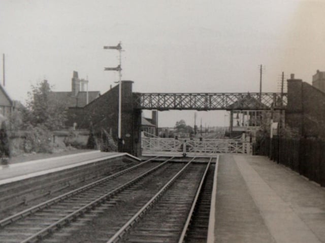 Northampton Bridge Street Station, built in 1845, the first in Northampton.