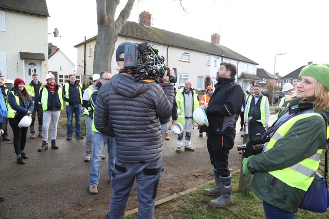 Filming of DIY SOS show started on Sunday and will take a week
