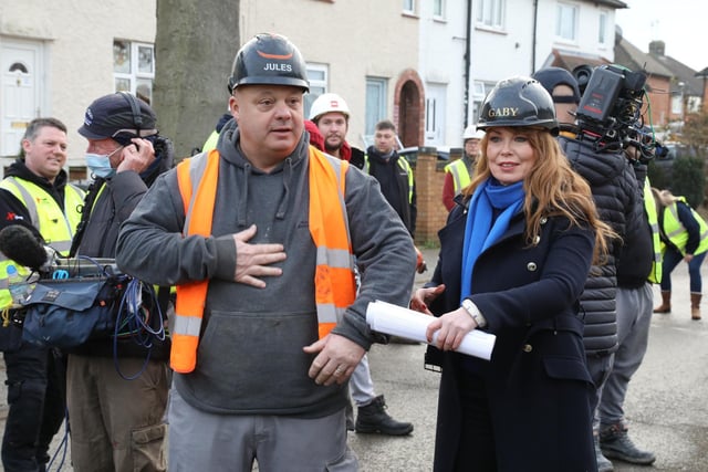 The DIY SOS team and volunteers will be on site for a week