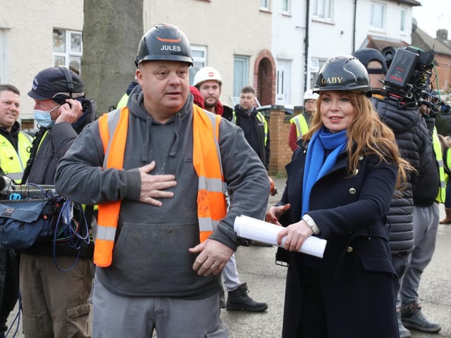 The DIY SOS team and volunteers will be on site for a week