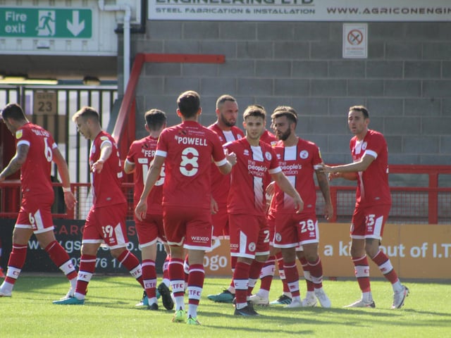 Controlled the game for long periods but couldn't get the second goal that would have seen them winning the match. But give credit to Carlisle's goal brilliant header from the corner.