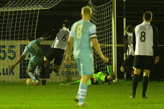 Pagham take on Eastbourne Town / Picture: Chris Hatton