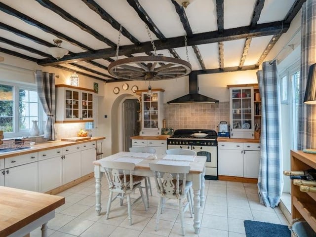 The breakfast kitchen.
